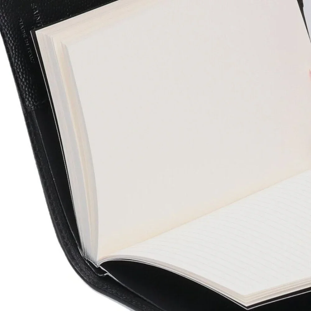 Saint Laurent Paris Logo Leather Notebook Cover